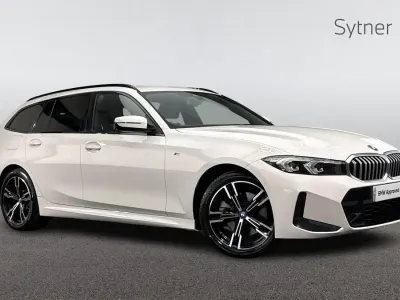 Used BMW 330e M Sport 288 HP (211 kW) 2024 White Estate