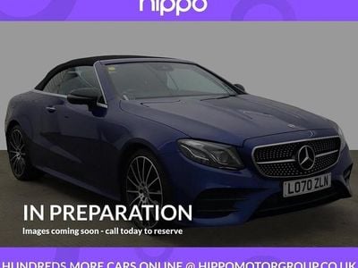 Used Mercedes E350 AMG Line Premium Plus 2021 Blue Cabriolet
