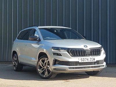Used Skoda Karoq SportLine 150 HP (110 kW) 2024 Silver SUV