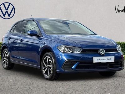 Used VW Polo Match 95 HP (69 kW) 2025 Blue Hatchback