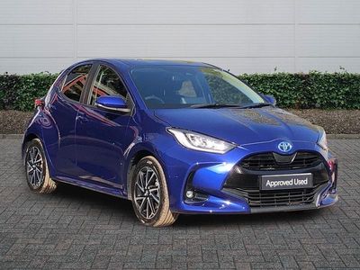Used Toyota Yaris Hybrid Design 2023 Blue Hatchback
