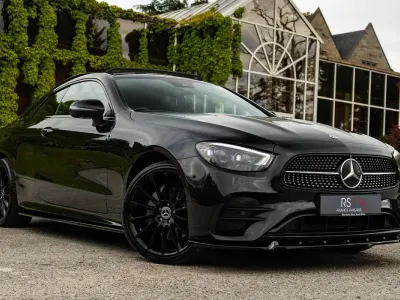 Used Mercedes E300 AMG line 265 HP (194 kW) 2023 Black Coupe