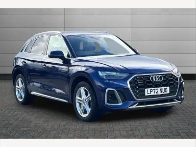 Used Audi Q5 S-Line 204 HP (150 kW) 2023 Blue SUV