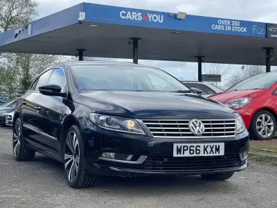 Used VW CC GT 177 HP (130 kW) 2016 Black Sedan