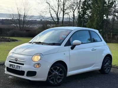 Used Fiat 500 S 69 HP (50 kW) 2013 White Hatchback