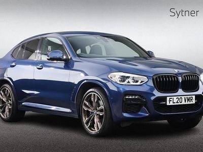 Blue Used 2020 BMW X4 M Sport SUV | £34,500 (Fair price)