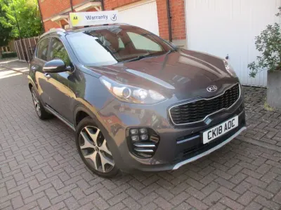Used Kia Sportage GT-Line 177 HP (130 kW) 2018 Silver SUV
