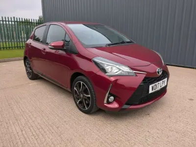Used Toyota Yaris Design 2017 Red Hatchback