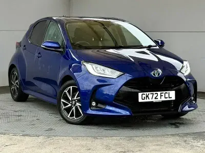 Used Toyota Yaris Hybrid Design 2022 Blue Hatchback