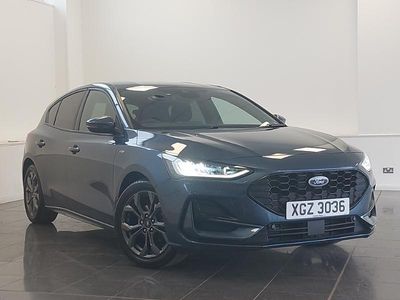 Blue Used 2022 Ford Focus ST-Line Hatchback | £17,998 (Fair price)