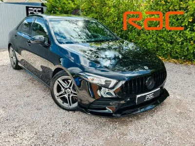 Used Mercedes A220 AMG line 190 HP (139 kW) 2021 Black Sedan