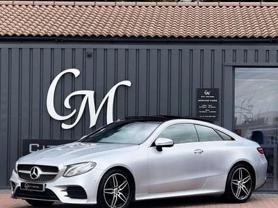 Used Mercedes E220 AMG Line Premium 194 HP (142 kW) 2017 Silver Coupe