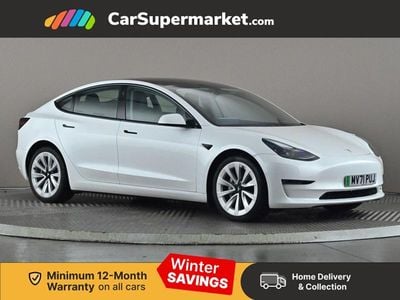 White Used 2021 Tesla Model 3 Long Range AWD Sedan | £19,997 (Fair price)