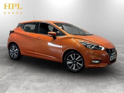 Used Nissan Micra Acenta 90 HP (66 kW) 2018 Orange Hatchback