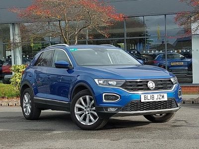 Blue Used 2018 VW T-Roc SEL SUV | £14,498 (A bit pricey)