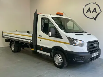Used Ford Transit S 130 HP (95 kW) 2023 White Cabriolet