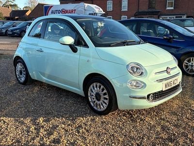 Used Fiat 500 Lounge 69 HP (50 kW) 2016 Green Hatchback