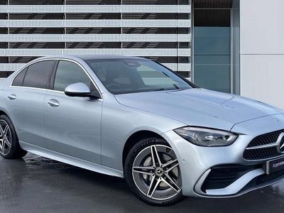 Silver Used 2024 Mercedes C300e AMG Line Premium Plus Sedan | £36,892 (Fair price)