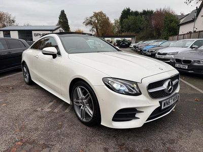 Used Mercedes E220 AMG Line Premium 194 HP (142 kW) 2017 White Coupe