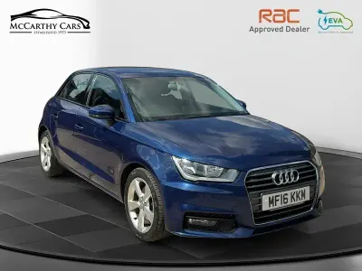Used Audi A1 Sport 123 HP (90 kW) 2016 Blue Hatchback