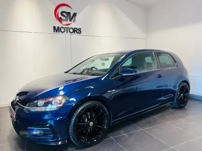 Used VW Golf VII R-line 150 HP (110 kW) 2017 Blue Hatchback