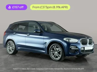 Begagnad BMW X3 M Sport 190 HK (139 kW) 2019 Blå SUV