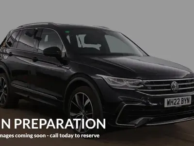 Used VW Tiguan Allspace R-line 150 HP (110 kW) 2022 Black SUV