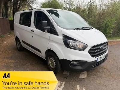 Used Ford Transit Custom 105 HP (77 kW) 2019 White Van