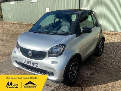Black Used 2017 Smart ForTwo Coupé Prime Coupe | £6,849 (Fair price)