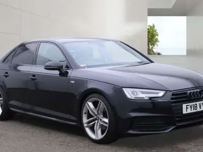 Used Audi A4 Black Edition 150 HP (110 kW) 2018 Black Sedan