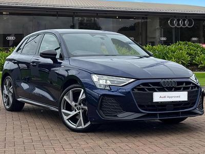 Used Audi A3 Black Edition 147 HP (108 kW) 2025 Blue Hatchback