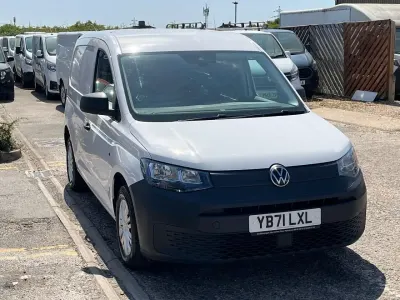 Used VW Caddy 102 HP (75 kW) 2022 White MPV