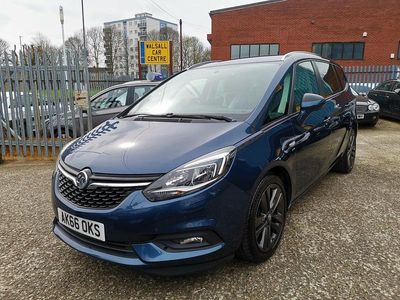 Used Vauxhall Zafira SRi 138 HP (101 kW) 2016 Blue MPV