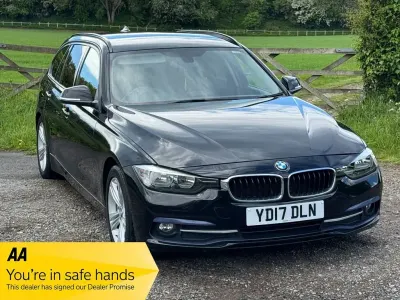 Used BMW 320 Efficient Dynamics 163 HP (119 kW) 2017 Black Estate