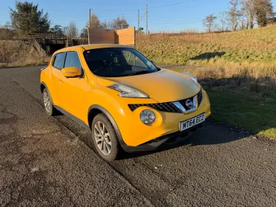 Używany Nissan Juke Tekna 109 KM (80 kW) 2014 Żółty SUV