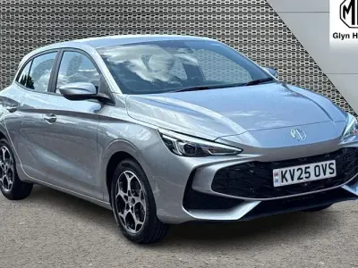 New MG MG3 SE 116 HP (85 kW) 2025 Silver Hatchback