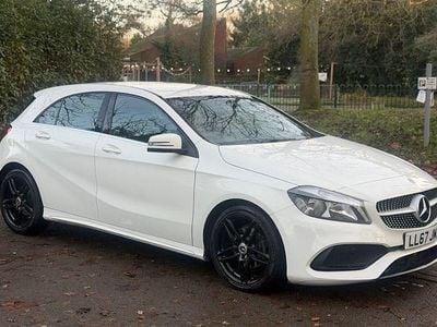 White Used 2017 Mercedes A180 AMG line Hatchback | £8,795 (Fair price)