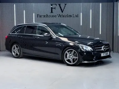 Used Mercedes C220 AMG Line Premium Plus 2016 Black Estate