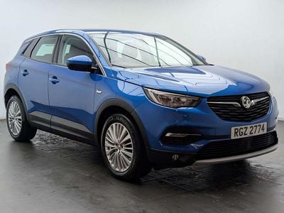 Used Vauxhall Grandland X Business Edition 130 HP (95 kW) 2020 Blue SUV