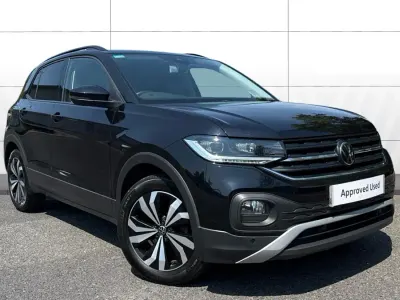Used VW T-Cross Black Edition 95 HP (69 kW) 2023 Black SUV