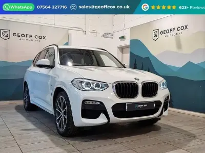 Begagnad BMW X3 M Sport 184 HK (135 kW) 2019 Vit SUV