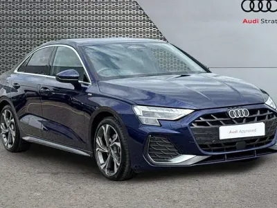 Used Audi A3 S-Line 150 HP (110 kW) 2025 Blue Sedan