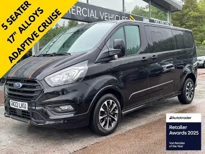 Used Ford Transit Custom Sport 185 HP (136 kW) 2022 Black Van
