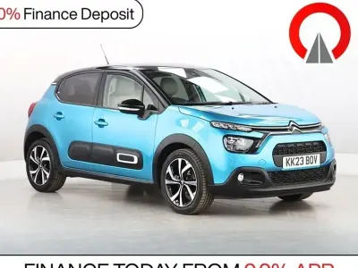 Begagnad Citroën C3 PureTech 110 HK (80 kW) 2023 Blå Halvkombi
