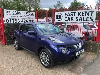 Used Nissan Juke Tekna 117 HP (86 kW) 2016 Blue SUV