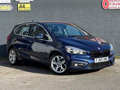 Used BMW 216 Luxury Line 116 HP (85 kW) 2015 Blue Hatchback
