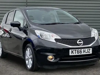 Used Nissan Note S 98 HP (72 kW) 2016 Black Hatchback