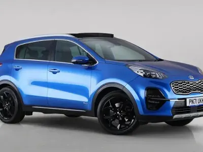 Used Kia Sportage GT-Line S 136 HP (100 kW) 2021 Blue SUV