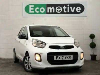 Used Kia Picanto 84 HP (61 kW) 2017 White Hatchback
