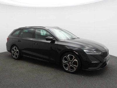 Used Skoda Octavia vRS 180 HP (132 kW) 2022 Black magic pearl effect Estate